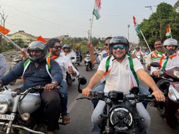 India News | Goa Congress Holds Bike Rally to Celebrate Electoral Wins in Kerala and Tamil Nadu