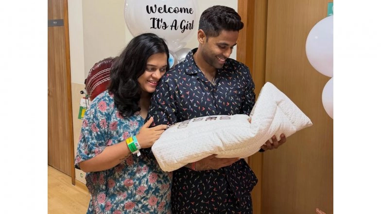 Entertainment News | Suryakumar Yadav, Wife Devisha Shetty Name Their Newborn Daughter Riddhima