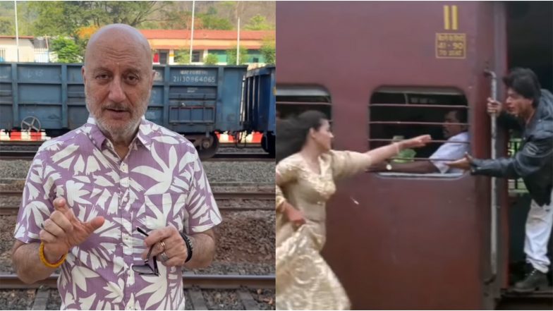 Entertainment News | Anupam Kher Revisits Iconic DDLJ Railway Track, Urges Govt to Turn It into Tourist Spot