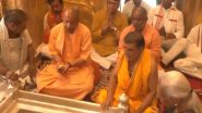 India News | CM Yogi, Governor Anandiben Offer Prayers at Kashi Vishwanath Temple in Varanasi