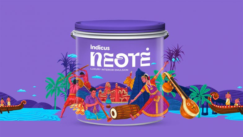 Business News | Indicus Paints Unveils Neote, India's First Luxury Paint Brand Inspired by Tamil Cultural Heritage