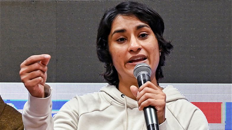 Sports News | Vinesh Phogat Responds to WFI Show-cause Notice, Says Eligible to Compete in Gonda Open Ranking Tournament