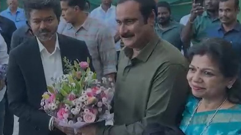 India News | Tamil Nadu CM Vijay Travels to Akkarai to Meet PMK President Anbumani Ramadoss