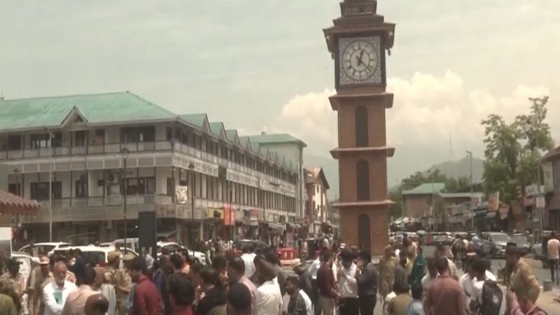 India News | Srinagar: All-party Parliamentary Delegation of Standing Committee Visits Clock Tower at Lal Chowk