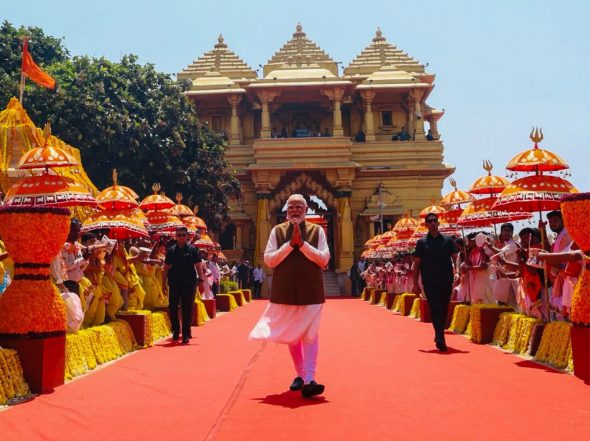 India News | Somnath Stands as Symbol of India's Indestructible Civilisational Spirit: PM Modi at Somnath Amrut Mahotsav