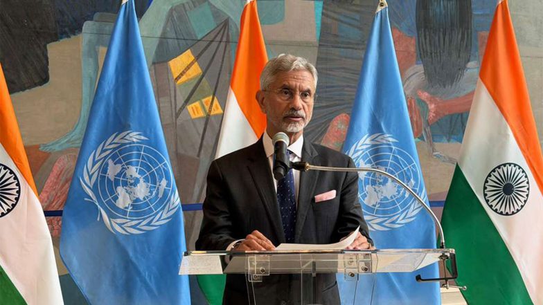 World News | New York: EAM Jaishankar Inaugurates Special Exhibition on India's Contribution to Mathematics at UN HQ