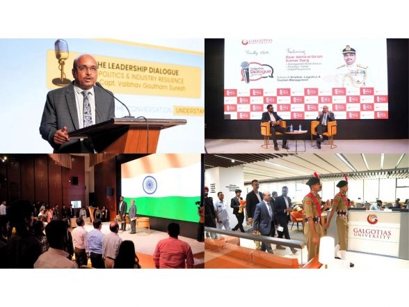 Business News | Rear Admiral GK Garg (Retd.) Appreciates Global Standard Infrastructure and Student Engagement at Galgotias University