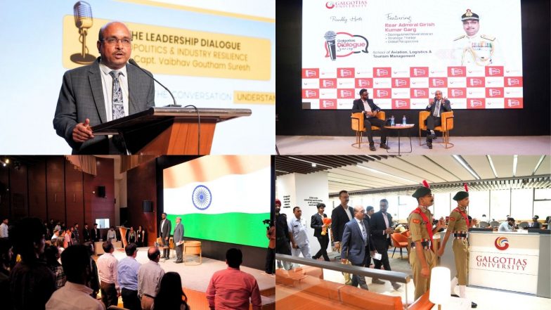 Business News | Rear Admiral GK Garg (Retd.) Appreciates Global Standard Infrastructure and Student Engagement at Galgotias University