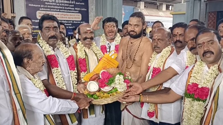 India News | TN: AIADMK Cadres Organise Special Prayers, Abhishekams and Annadhanam on EPS' 72nd B'day