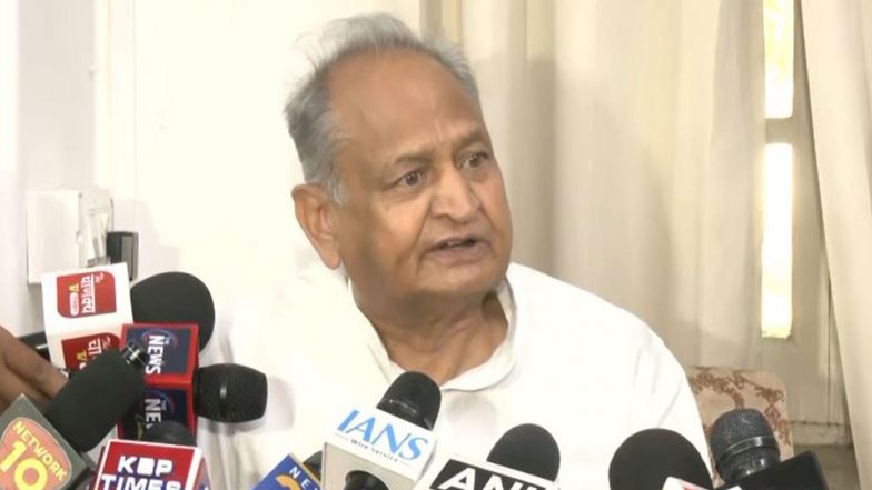 India News | Rajasthan: Ashok Gehlot Questions Police over NEET Paper Leak, Asks CBI to Reach Logical Conclusion in Probe