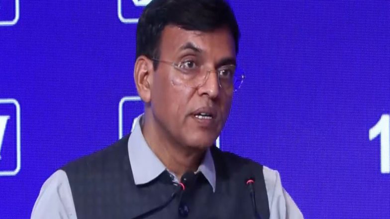 Business News | Mansukh Mandviya Calls for Timely Wages and Accountability for Contractual Workers, Highlights India's Demographic Strength at CII Summit