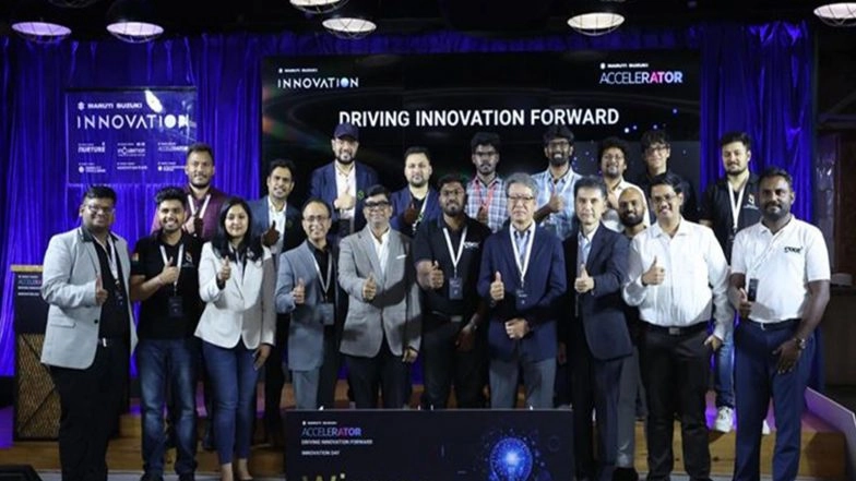 Business News | Maruti Suzuki Picks Six Startups for AI-Driven Solutions to Boost Plant Safety and Customer Experience