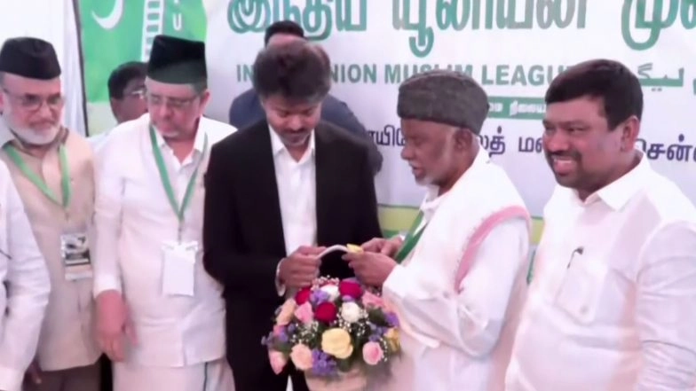 India News | Tamil Nadu CM Vijay Meets IUML Chief, Other Leaders in Chennai