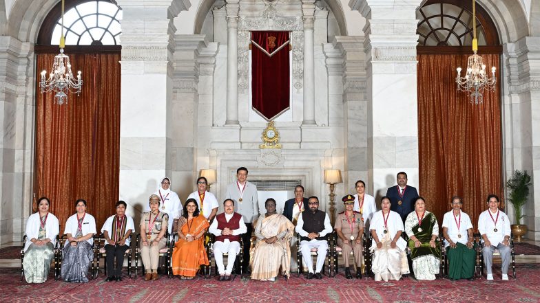 India News | President Droupadi Murmu Confers National Florence Nightingale Awards to 15 Nursing Professionals