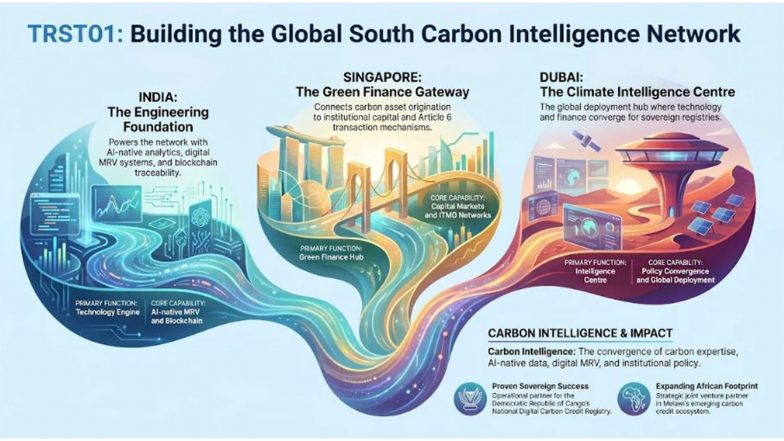 Business News | TRST01 Unveils AI Native Carbon Intelligence Platform Across India, Singapore and the Gulf for the Global South