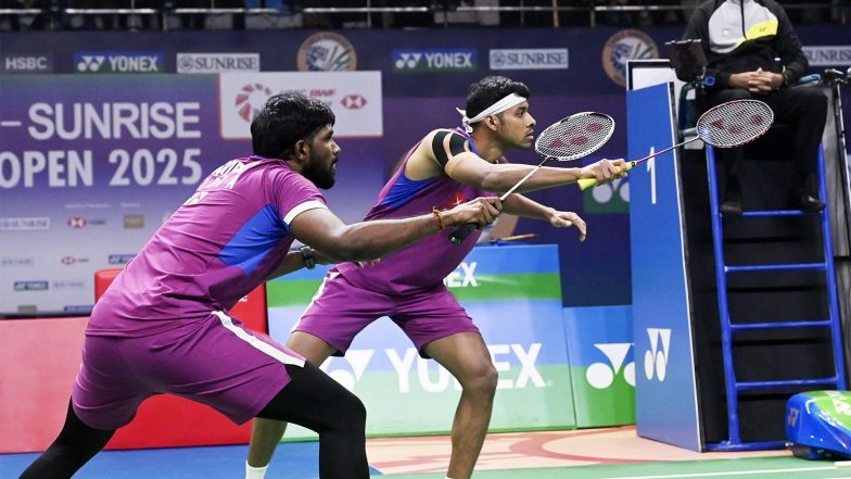 Sports News | Indian Duo Satwik-Chirag Begin Thailand Open Campaign with Gritty Win