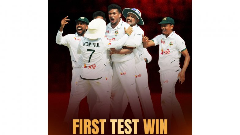 Sports News | Bangladesh Beat Pakistan by 104 Runs in Dhaka to Seal 'historic' Test Win