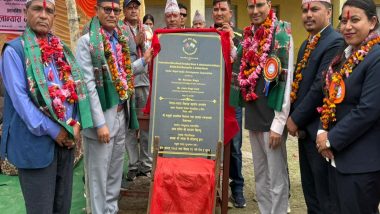 World News | Foundation Stone Laid for Indian-assisted School Building in Nepal's Achham District