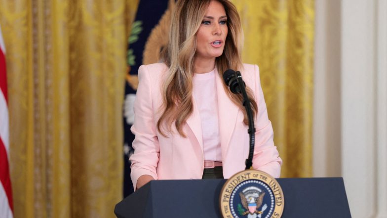World News | White House Confirms First Lady Melania Trump Not Travelling to China with US President