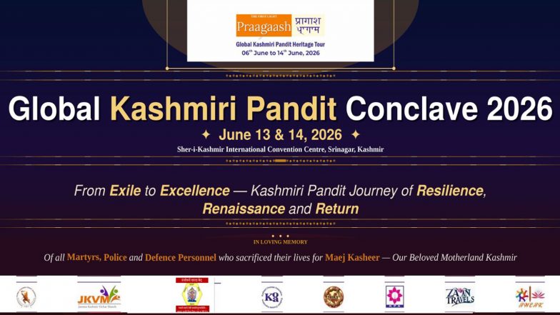 World News | 'Global Kashmiri Pandit Heritage Tour & Conclave 2026' to Be Held in Kashmir in June