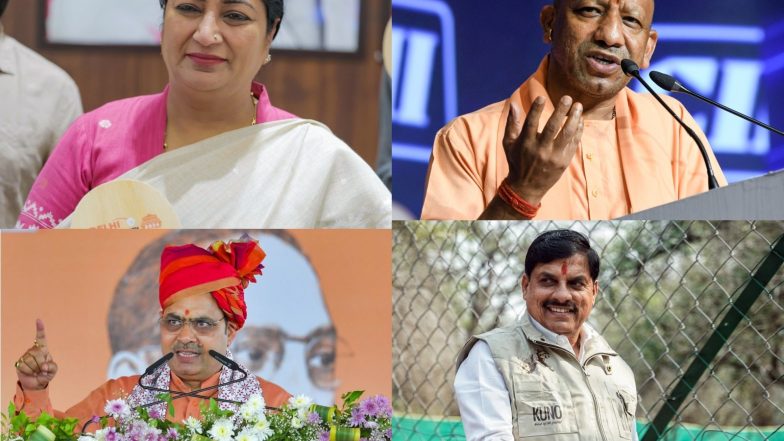 India News | Yogi Adityanath, Rekha Gupta, Mohan Yadav and Other CMs Reduce Convoy Sizes, Fuel Use Following PM Modi's Appeal
