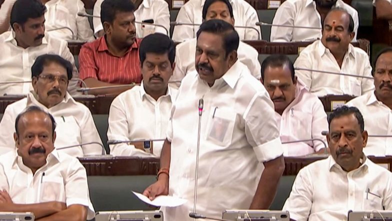 India News | EPS Denies Support to TVK Govt Alleging Favours Asked in Return Amid Floor Test