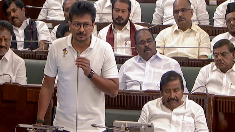 India News | Udhayanidhi Stalin Says TVK Lacks Full Majority, DMK Walks out During Floor Test in Tamil Nadu Assembly