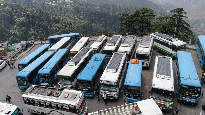 India News | If Salaries Are Not Paid on Time, HRTC Employees Will Stop Work: Union Warns Management After Gate Meeting in Shimla