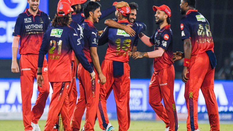 Sports News | IPL 2026: RCB Win Toss, Elect to Bowl First Against KKR in Raipur