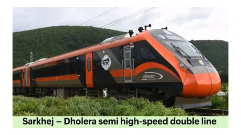 India News | Ahmedabad to Dholera in 48 Minutes: High-Speed Double Line Project to Boost Connectivity