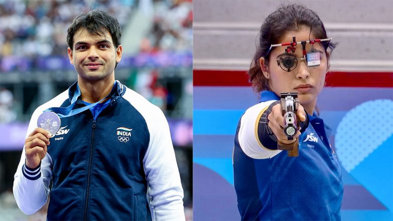 Sports News | MOC Approves Foreign Training for Olympic Medallists Neeraj Chopra, Manu Bhaker Ahead of CWG, Asian Games