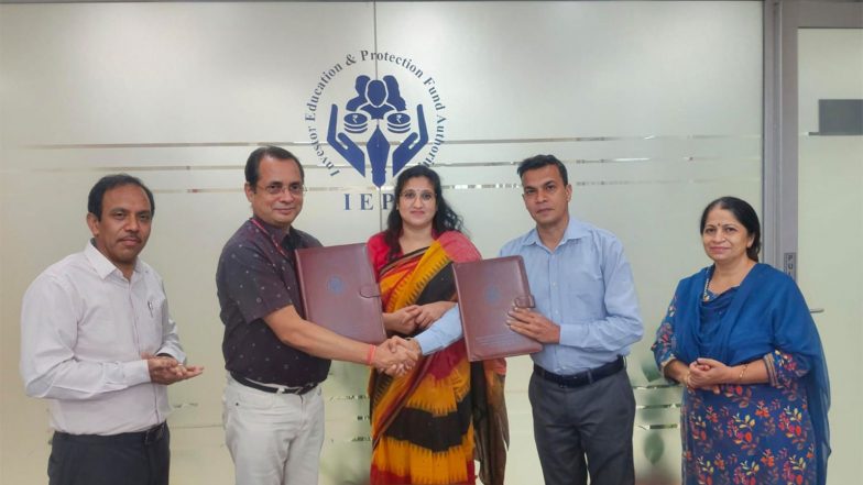 Business News | IEPFA Signs MoU with Prasar Bharati to Amplify Investor Awareness Initiatives
