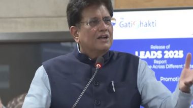 Business News | India Eyes $1 Trillion Export Target, Minister Goyal Calls It 'Our Time Under the Sun'