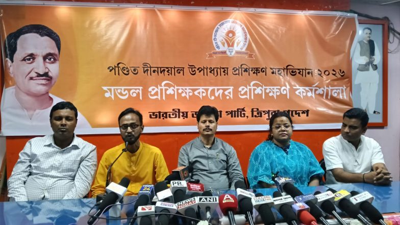 India News | Tripura BJP Holds Press Meet on Prashikshan Mahabhiyan 2026 and Mandal Trainers' Workshop