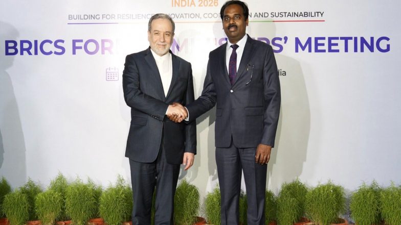 World News | Iran FM Abbas Araghchi Arrives in New Delhi for BRICS Foreign Ministers' Meeting