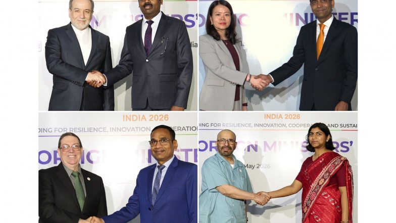World News | Global Leaders Arrive in India Ahead of BRICS Foreign Ministers' Meet