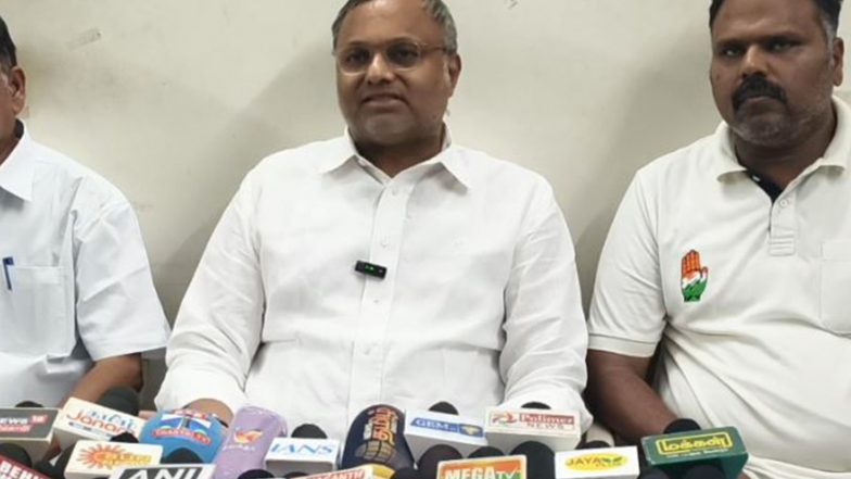 India News | Karti Chidambaram Says Vijay Can Provide Stable Government Without AIADMK Factions