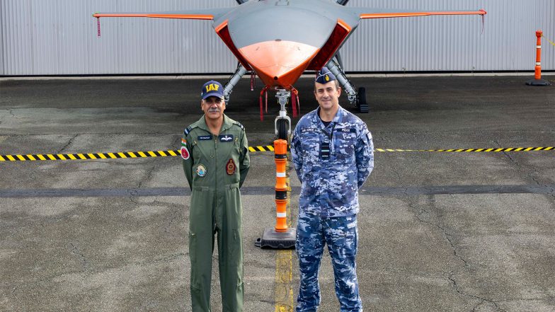 World News | MQ-28 Ghost Bat Makes Appearance During India-Australia 12th Air Staff Talks on Future Aerospace Collaboration