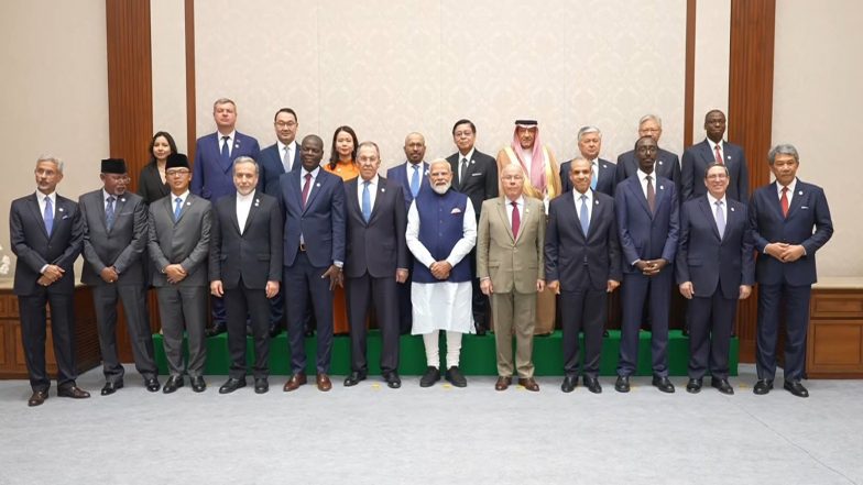 World News | PM Modi Meets Russian, Iranian, Brazilian and Other BRICS Foreign Ministers