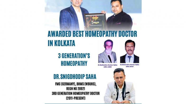 Business News | Dr. Saha's Multispeciality Homeopathy Continues a Generational Legacy of Care in Kolkata