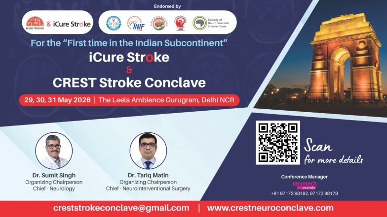 Business News | India's First Dedicated Stroke Specialization CME to Be Held in Delhi NCR