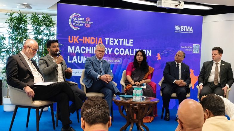 Business News | UK-India Textile Machinery Corridor Launched in Mumbai