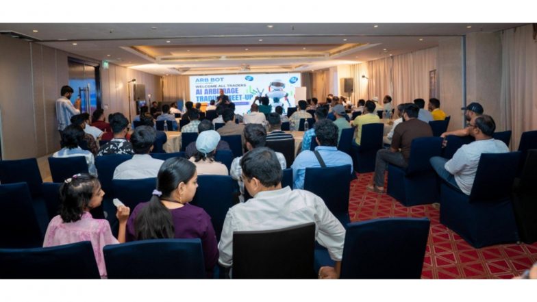 Business News | AlgoMatic Hosts Traders Meet-up Hyderabad 2026: 150+ Traders Attend High-Impact Arbitrage Trading Seminar