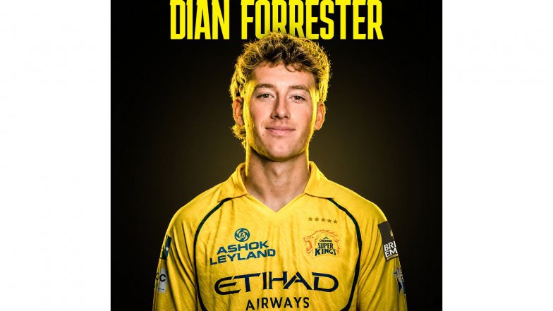 Sports News | IPL 2026: Dian Forrester Replaces Jamie Overton in CSK Squad for Remainder of Season