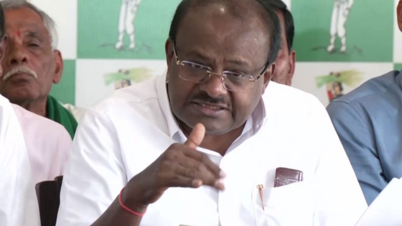 India News | Venugopal Tried to Influence Decision for Keralam CM Post: HD Kumaraswamy