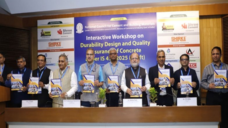 Business News | National Council for Cement and Building Materials Organises National Workshop on Durability Design & Quality Assurance of Concrete