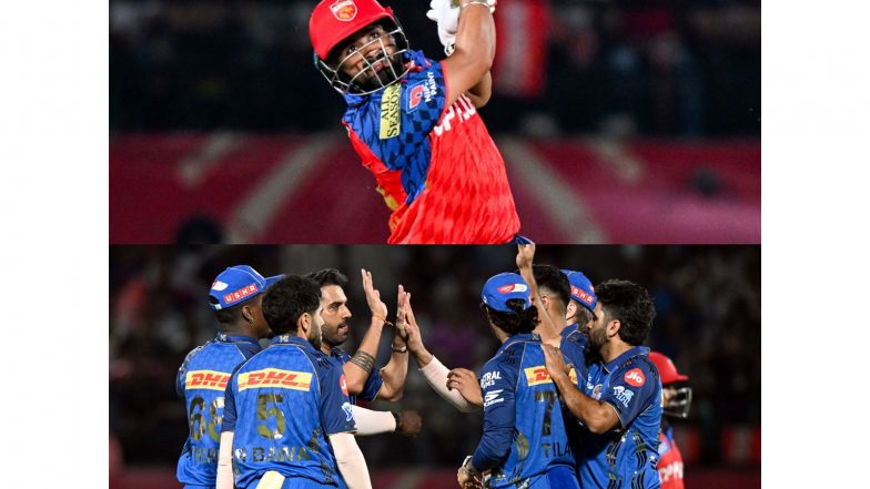 Sports News | IPL 2026: Prabhsimran's 57 Powers PBKS to 200/8 After Batting Wobble Vs MI