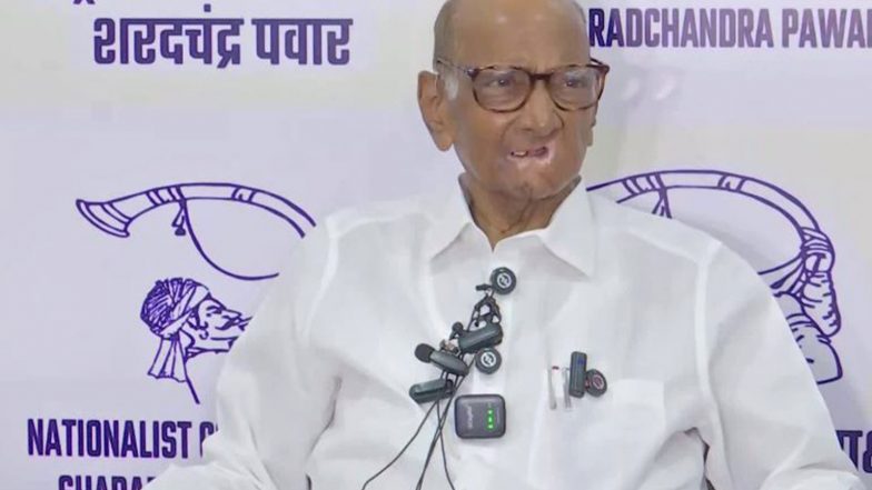 India News | Sharad Pawar Urges PM Modi to Convene an All-party Meeting over Gulf Situation, Calls for Collective Responsibility