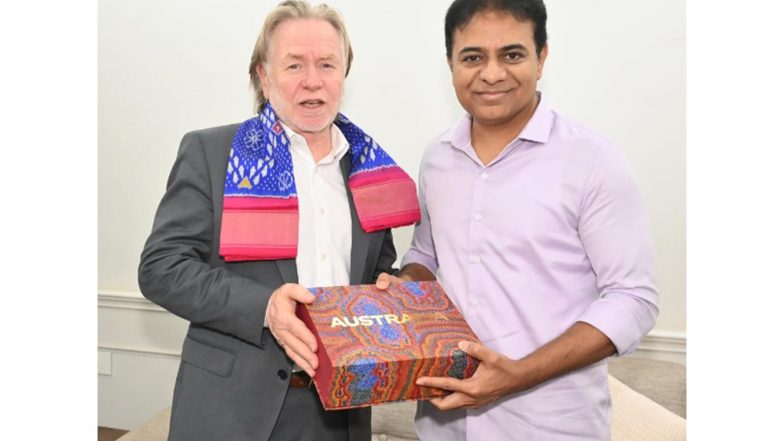 India News | KTR Meets Australian High Commissioner Philip Green, Discusses Investments, Tech and Education Cooperation