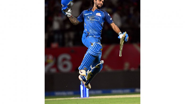 Sports News | Punjab Kings Suffer Fifth Straight Loss as Mumbai Indians Win High-scoring Match; Tilak Varma Shines
